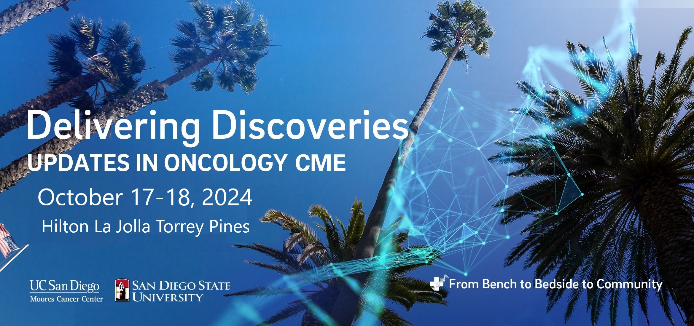 Delivering Discoveries: Updates in Oncology 2024 - SAVE THE DATE Banner